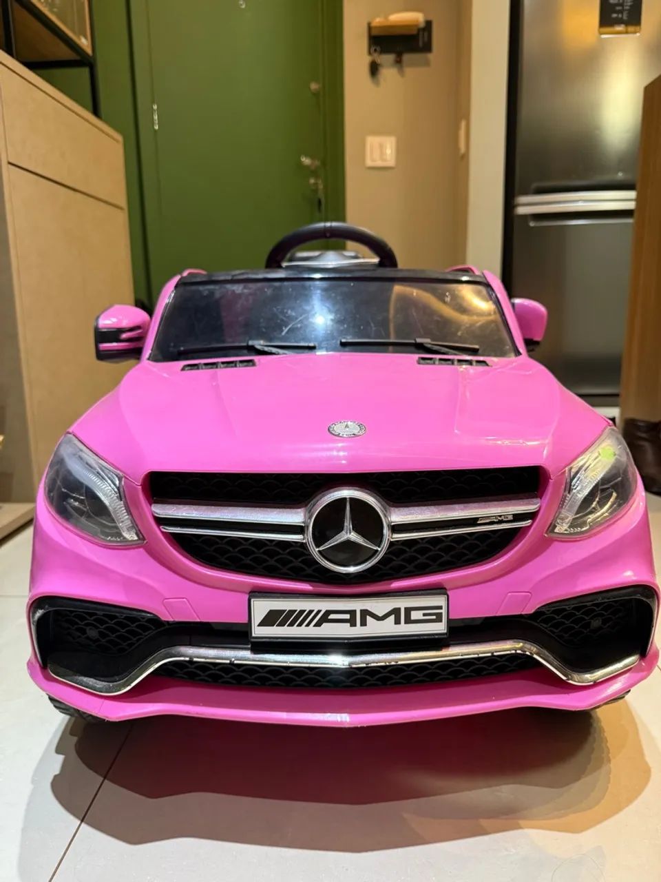Carrinho Elétrico Infantil Mercedes-Benz AMG Rosa - Foto 6