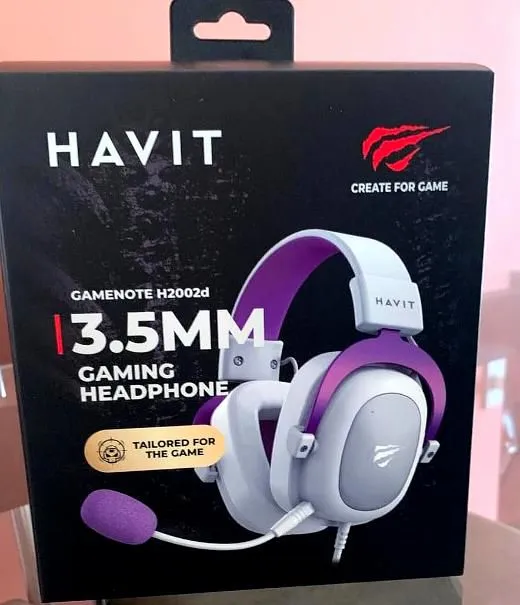Headset gamer Havit H2002D Novo, Lacrado na Caixa, Original!