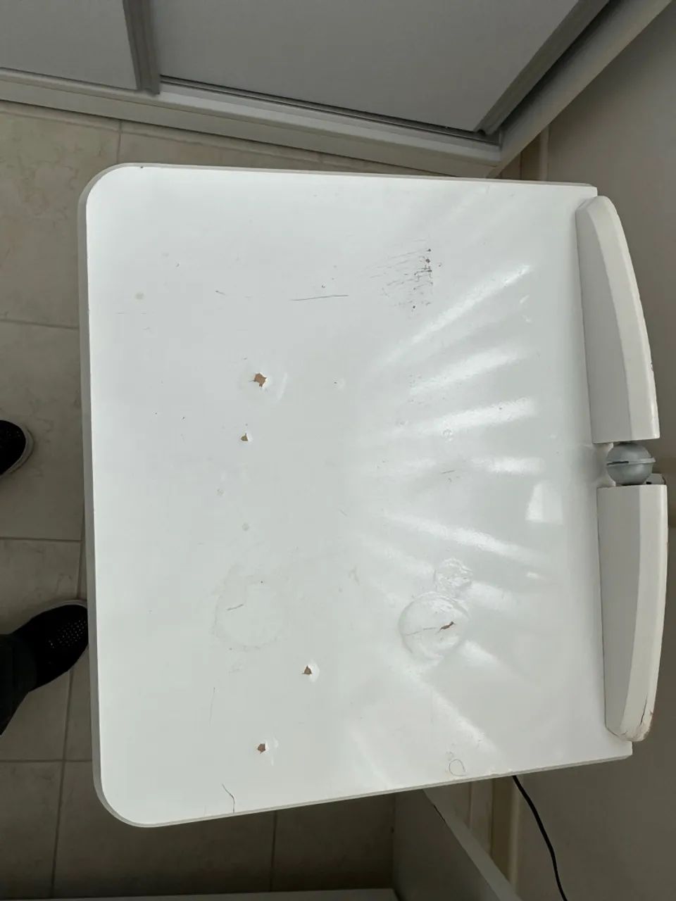 Gaveteiro branco com 2 gavetas - Foto 5
