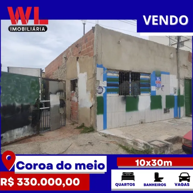 Vendo, terreno na Coroa do meio
