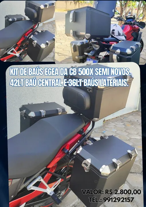 Kit de Baús para CB 500X