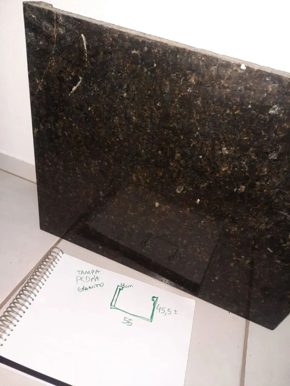 Tampão quadrado de Granito Preto - Foto 3