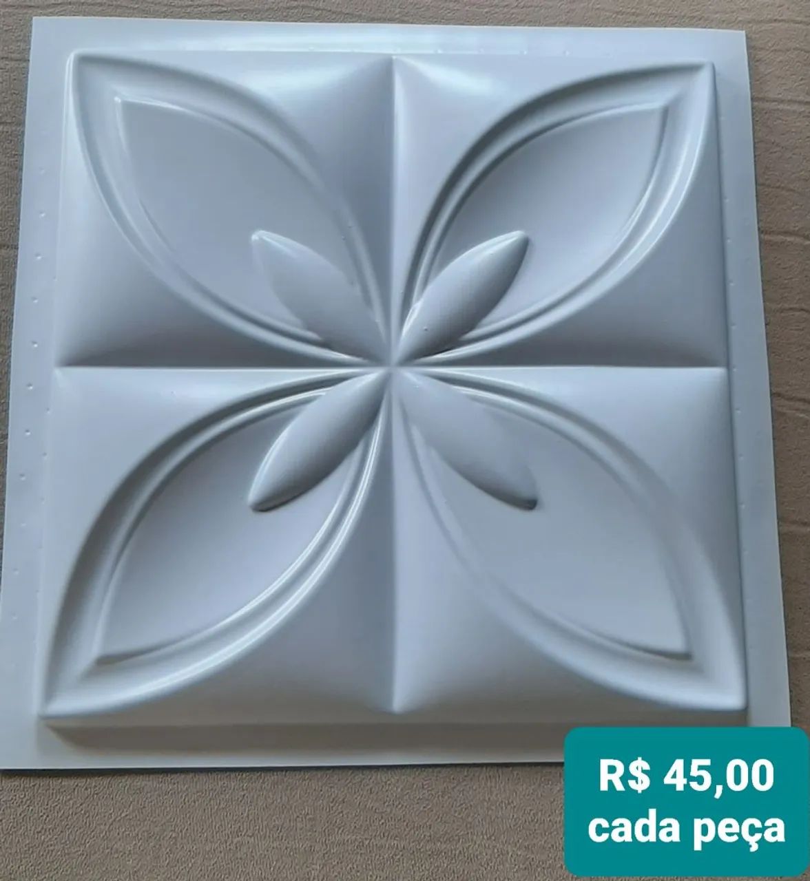 Formas para fazer placas de Gesso 3D