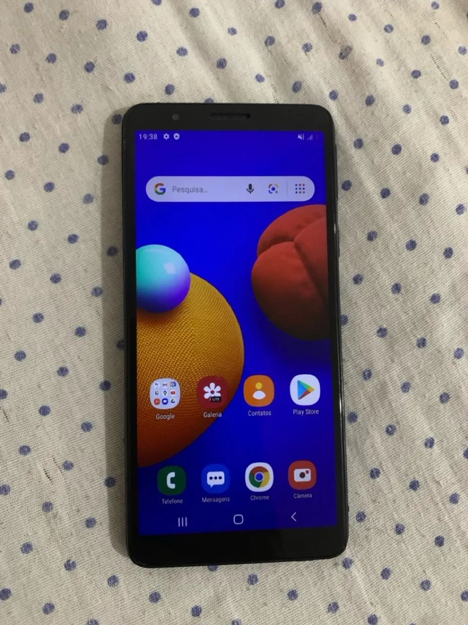 Samsung A01 core 32 gb bom e fácil de usar nunca foi aberto 