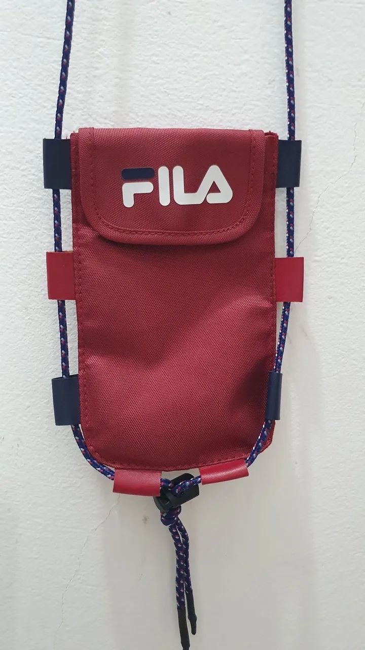 Bolsa bag Fila Transversal Vermelha original  - Foto 2