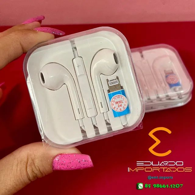 Fones de Ouvido com FIO para iPhone