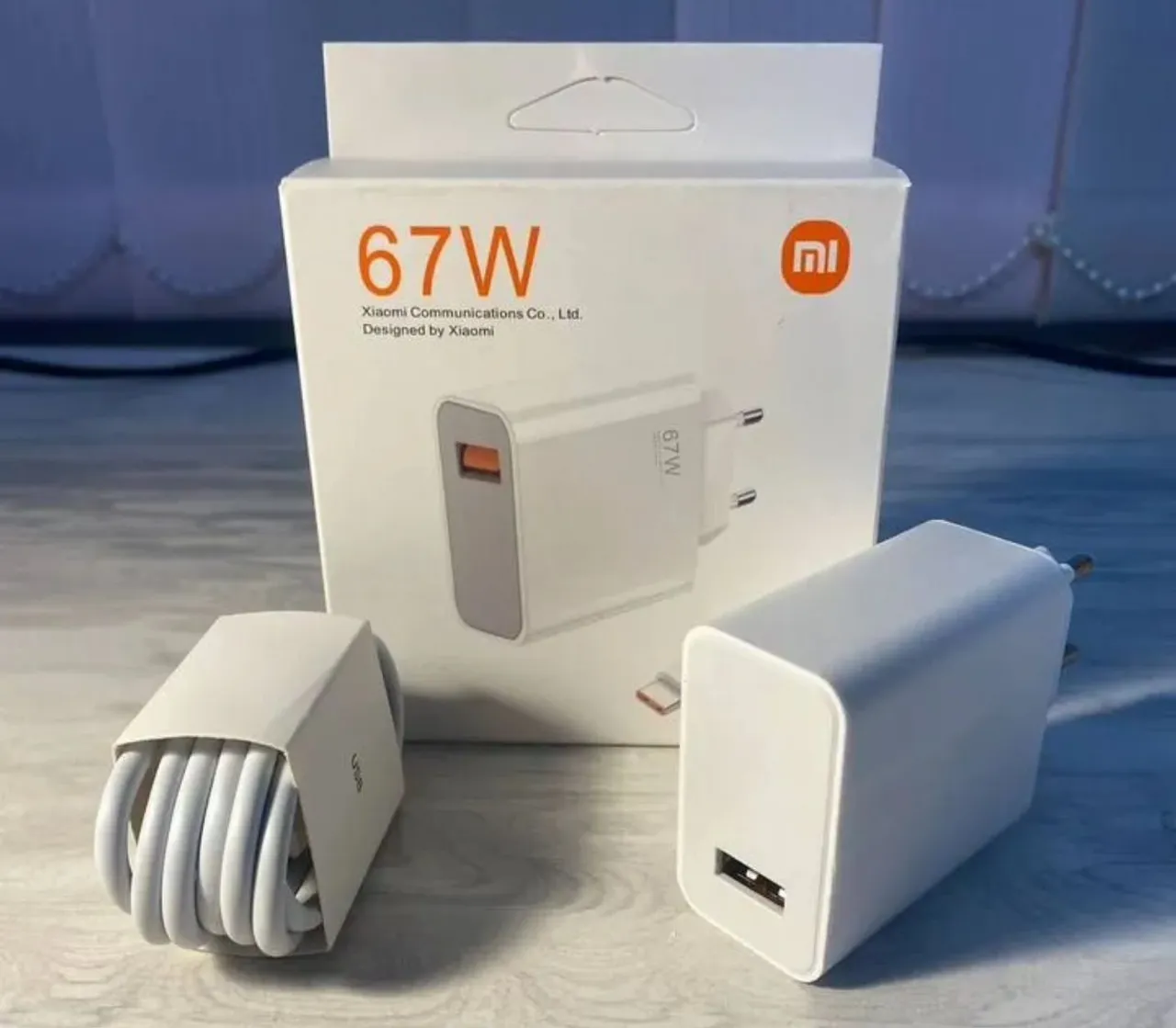 Carregador 67w xiaomi tipo C Cabo + Fonte Completo carregador turbo