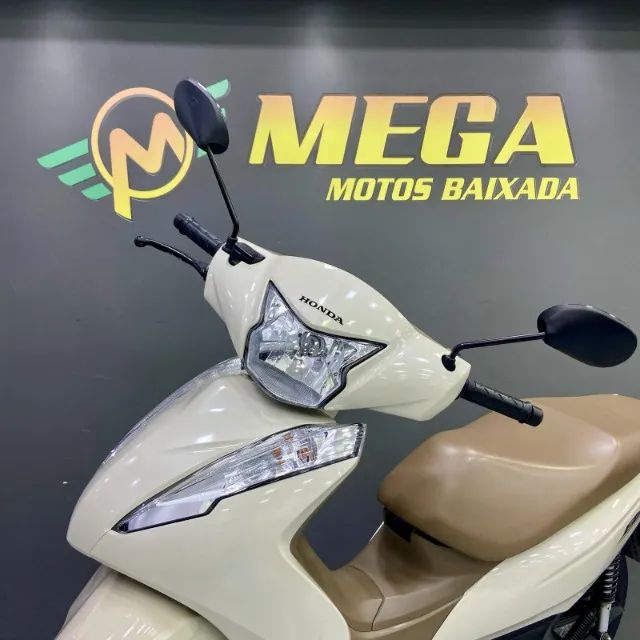 Honda Biz 125 2022 Branca com Bege - Foto 3