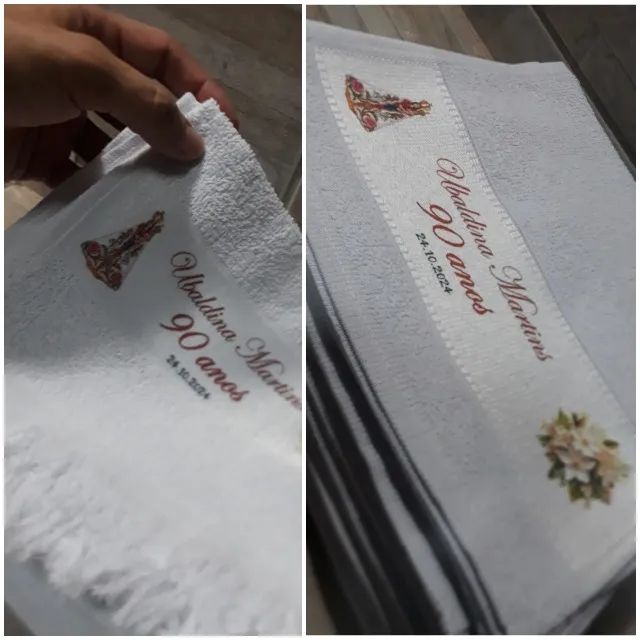 Toalhinhas Personalizadas Estampadas 