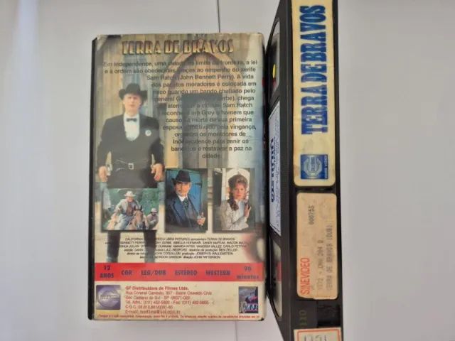 VHS Terra de Bravos Dublado Original - Foto 4