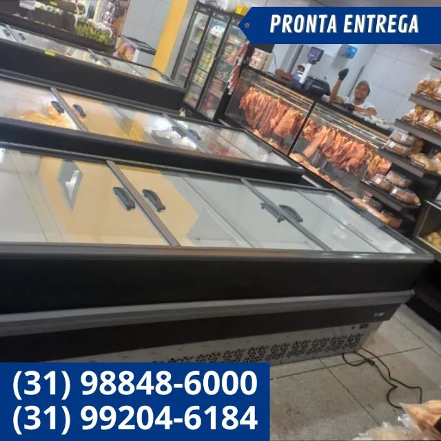 Ilha de congelados a pronta entrega