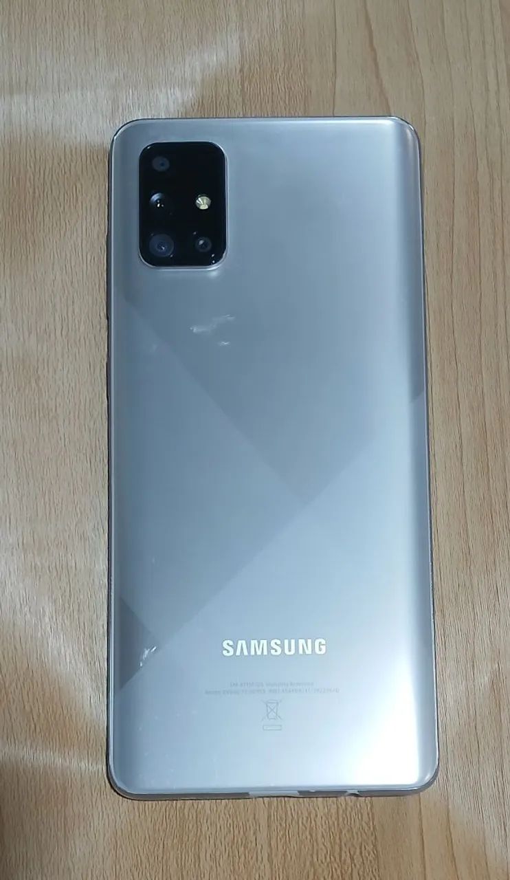 Samsung A71 Warna Samsung Haze Crush Silver Samsung Galaxy A71 128