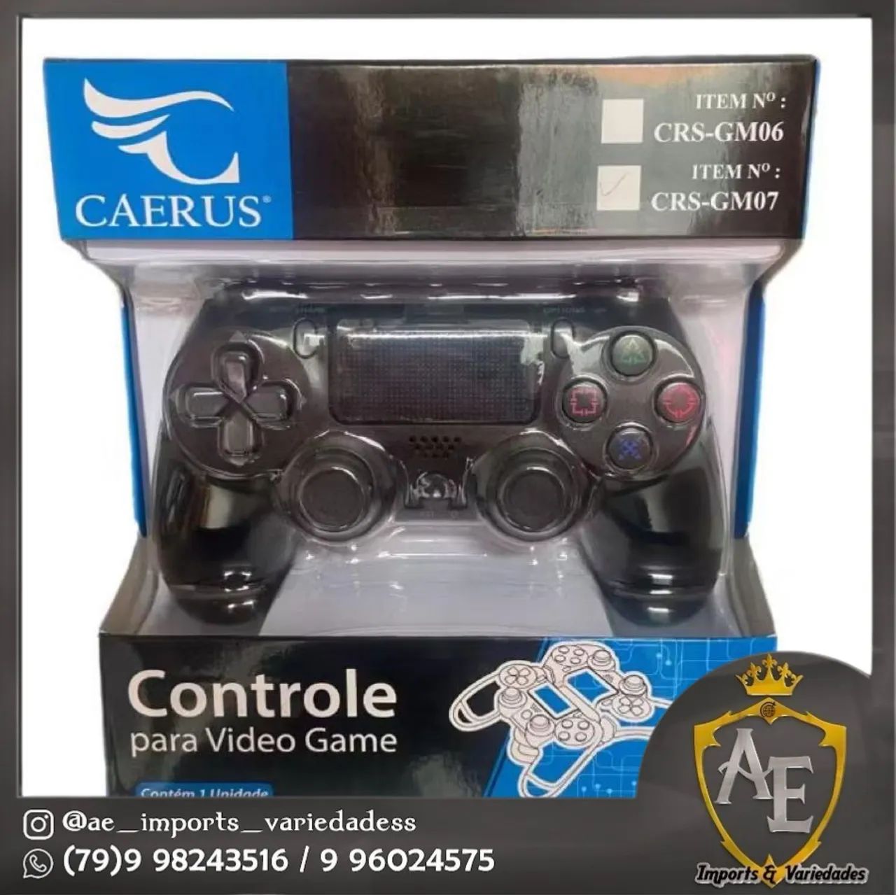 Controle para Playstation com fio- Novo