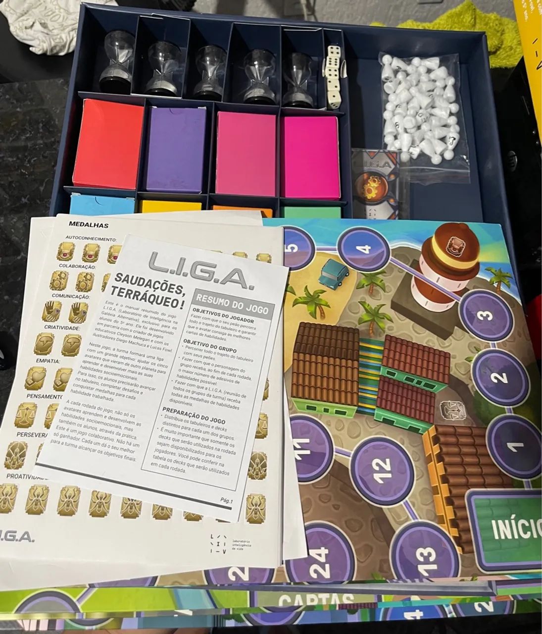 Jogo L.I.G.A. - Laboratório Inteligência de Vida