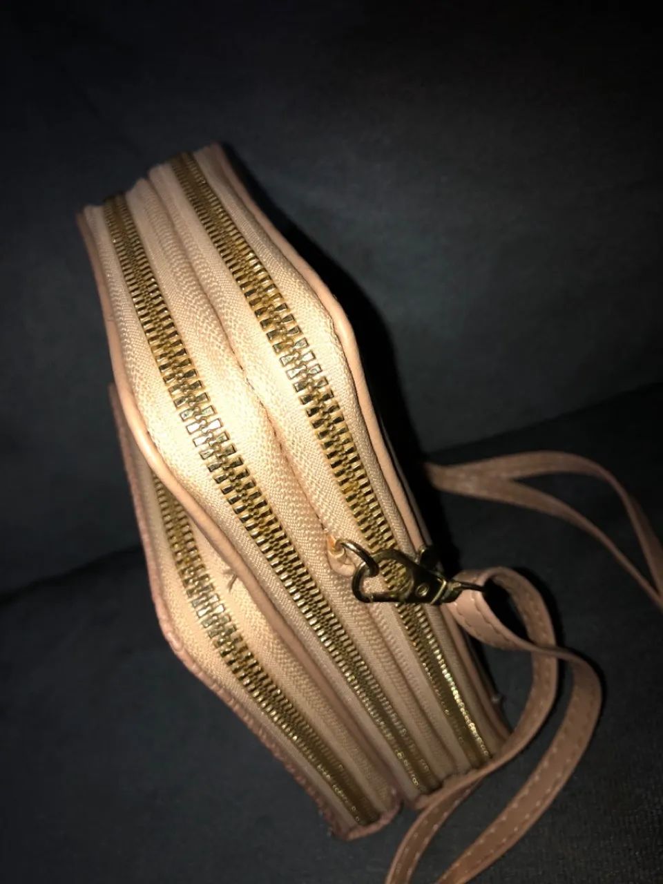 Bolsa de Ombro Feminina Bege - Foto 2
