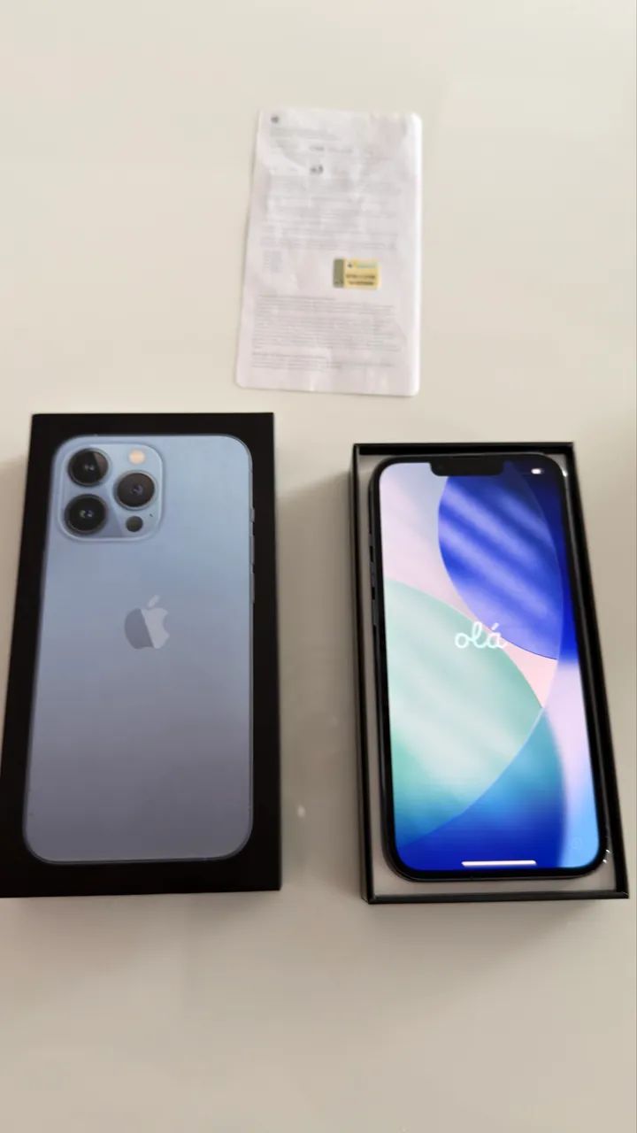 iPhone13Pro 256G【No.5445】 Apple iPhone 13 Pro (256 GB) - Azul Sierra | Amazon.com.br