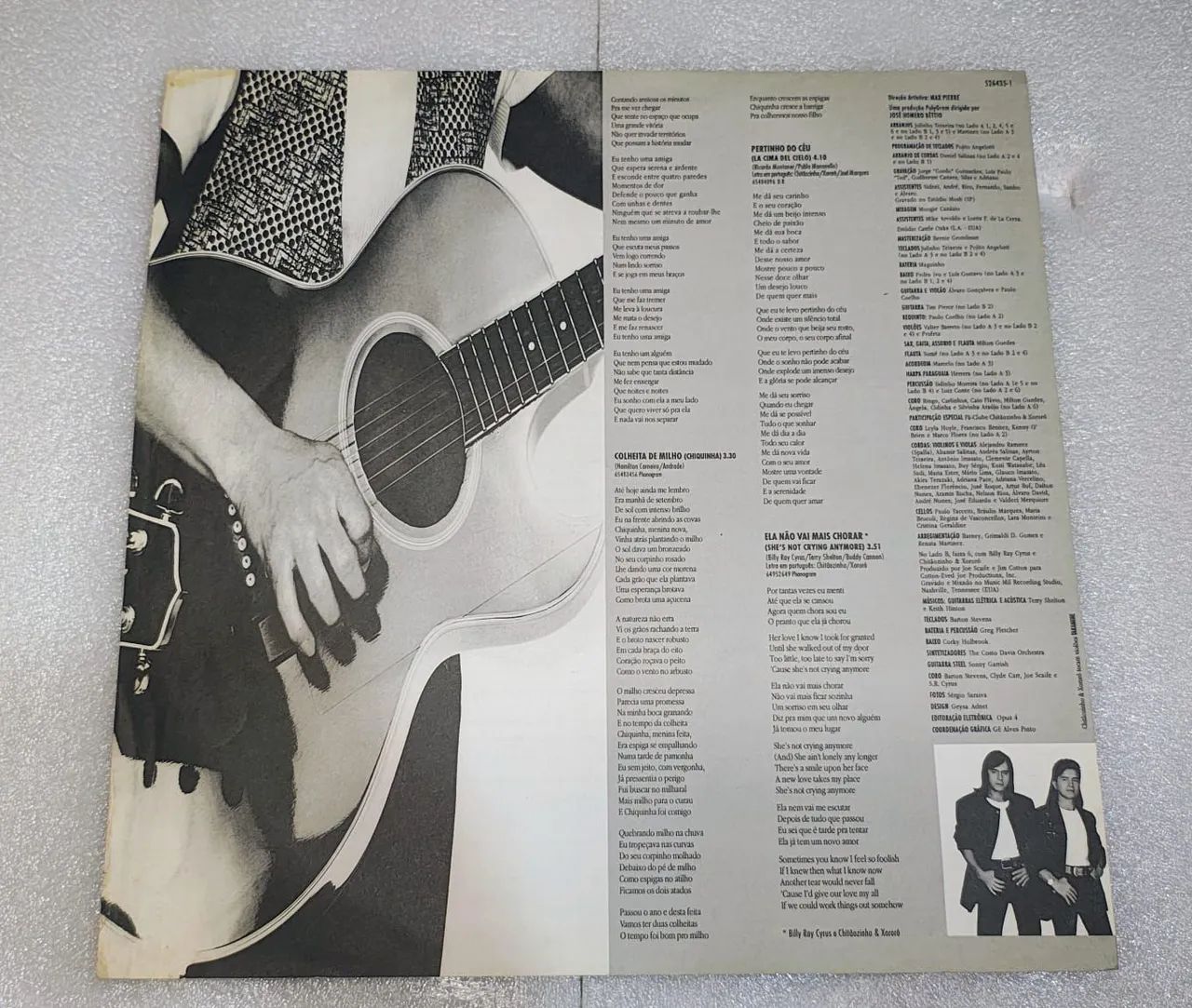 Disco de Vinil Chitãozinho e Xororó - Coração do Brasil  - Foto 3