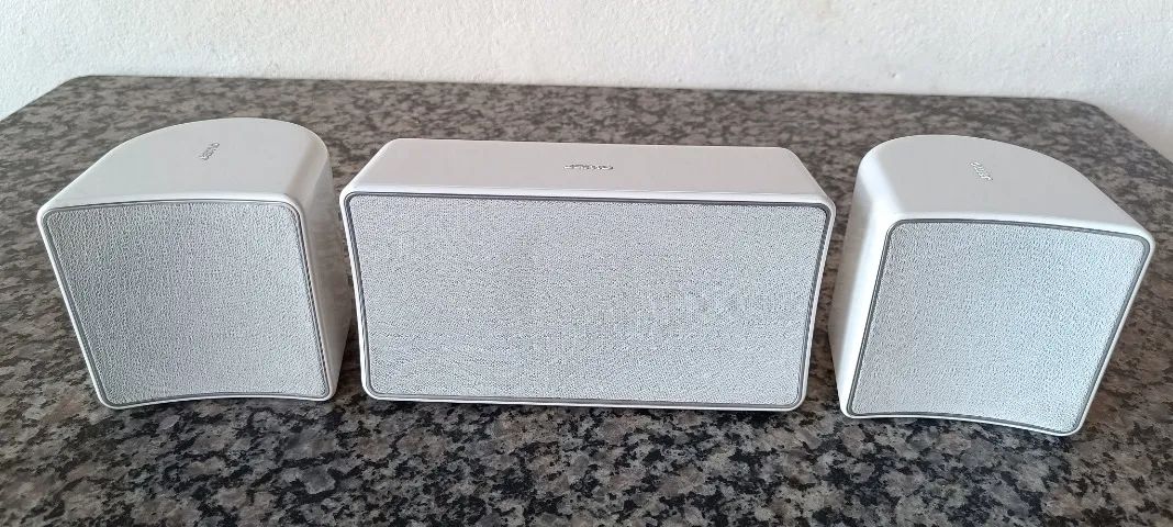 3 Caixas De Som Jamo A102 A10c Ótimo Estado Funcionando