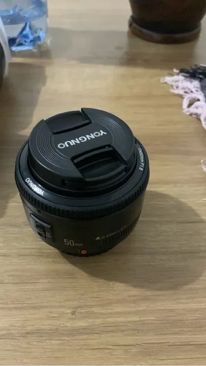 Lente Yongnuo 50mm f/1.8 para Câmeras DSLR