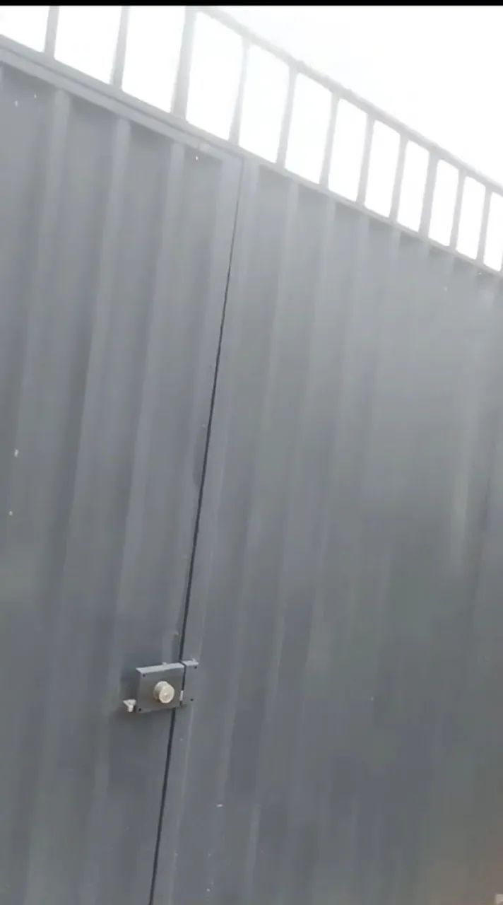 Portão de aço, nunca usado, Chapa de Aço 18, 2 X 1. - Foto 3