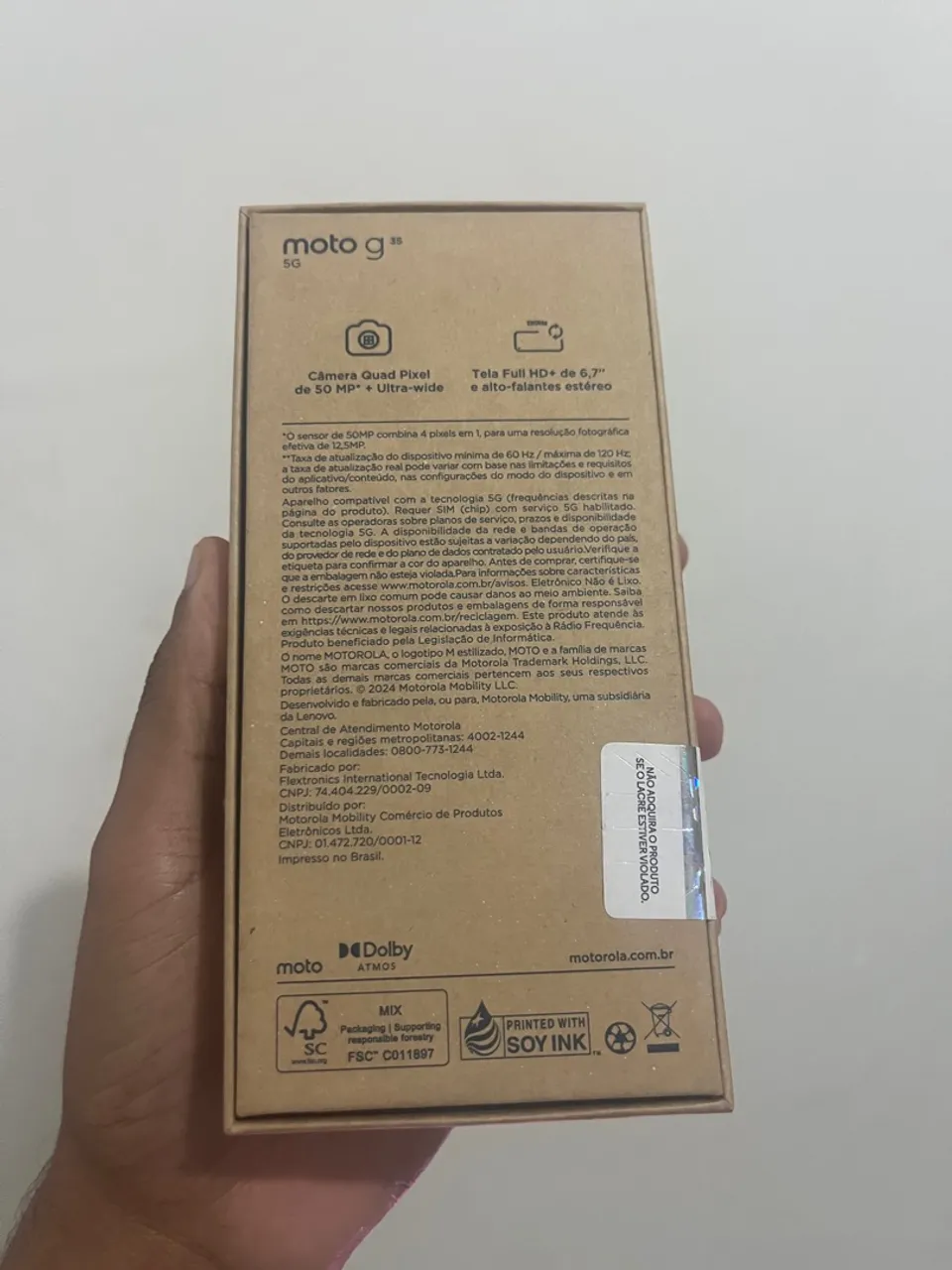 Moto g35 lacrado !!! Nunca aberto