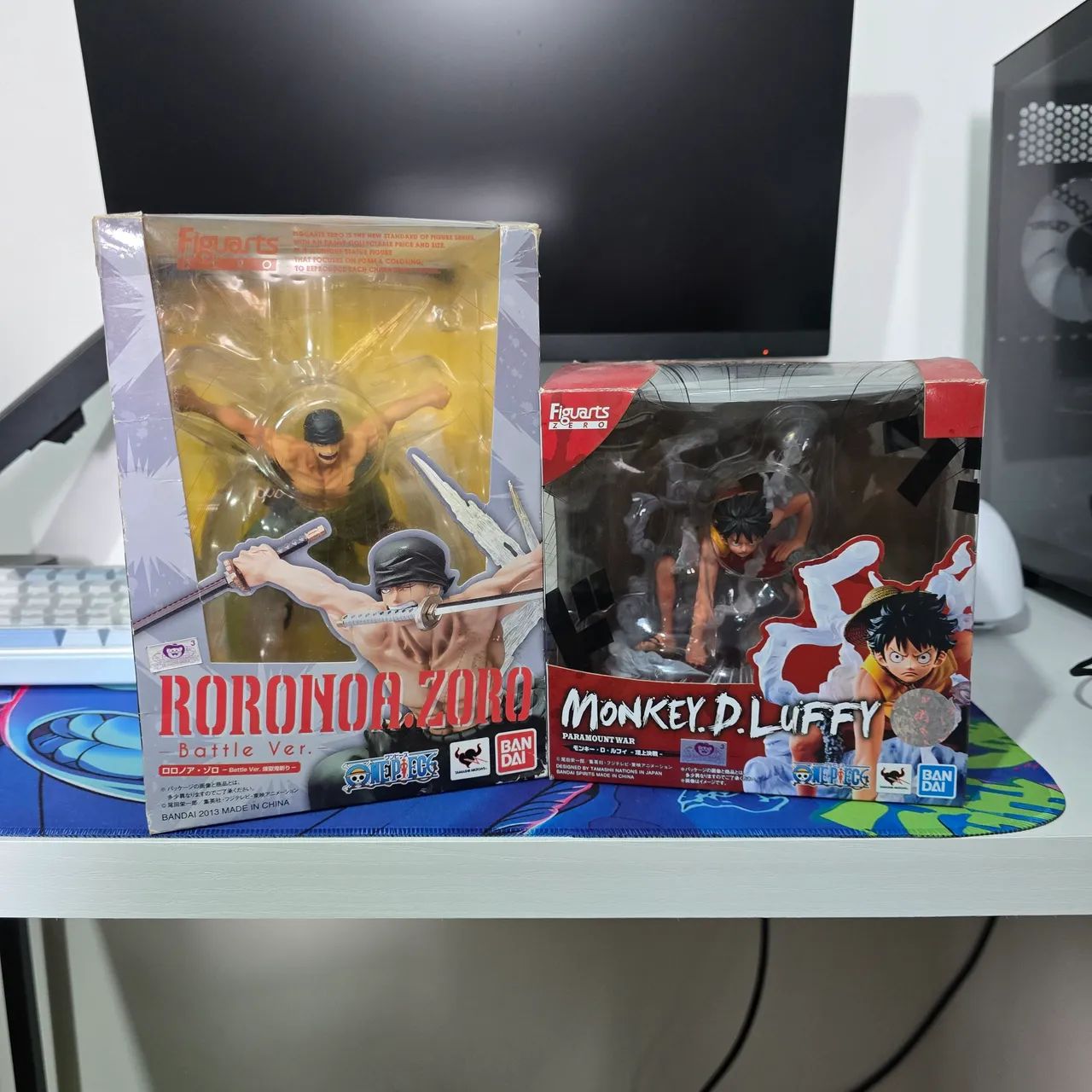 Luffy e zoro figuarts zero 
