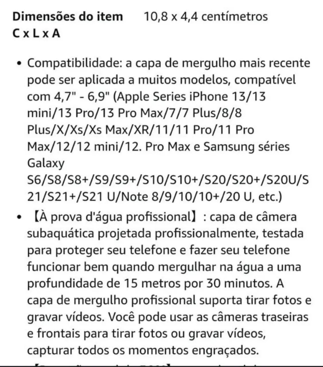 Capa de telefone para mergulho - Foto 4