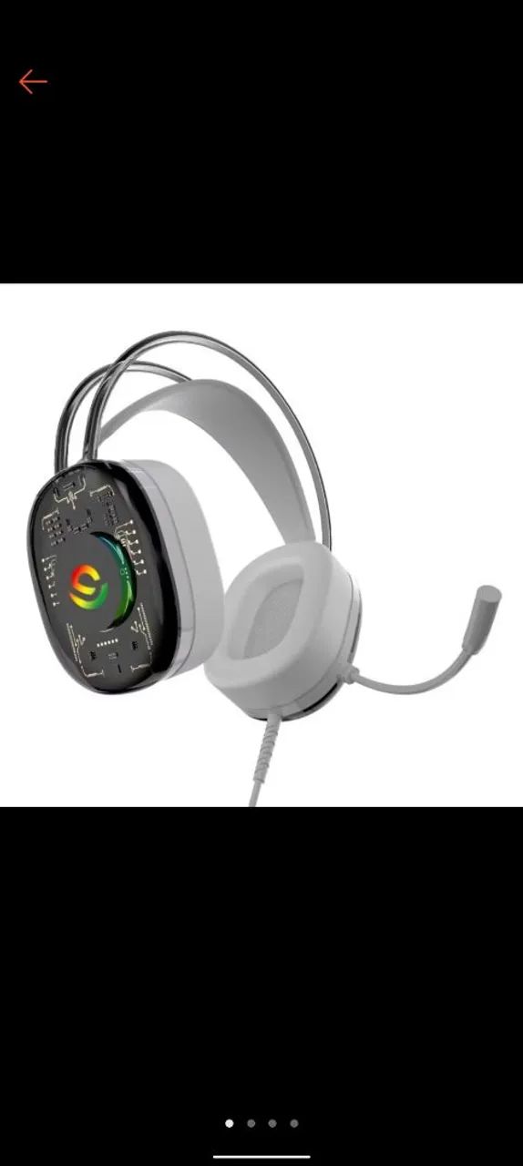 Headset Gamer Onistek RGB com Fio - FN639 - Foto 3