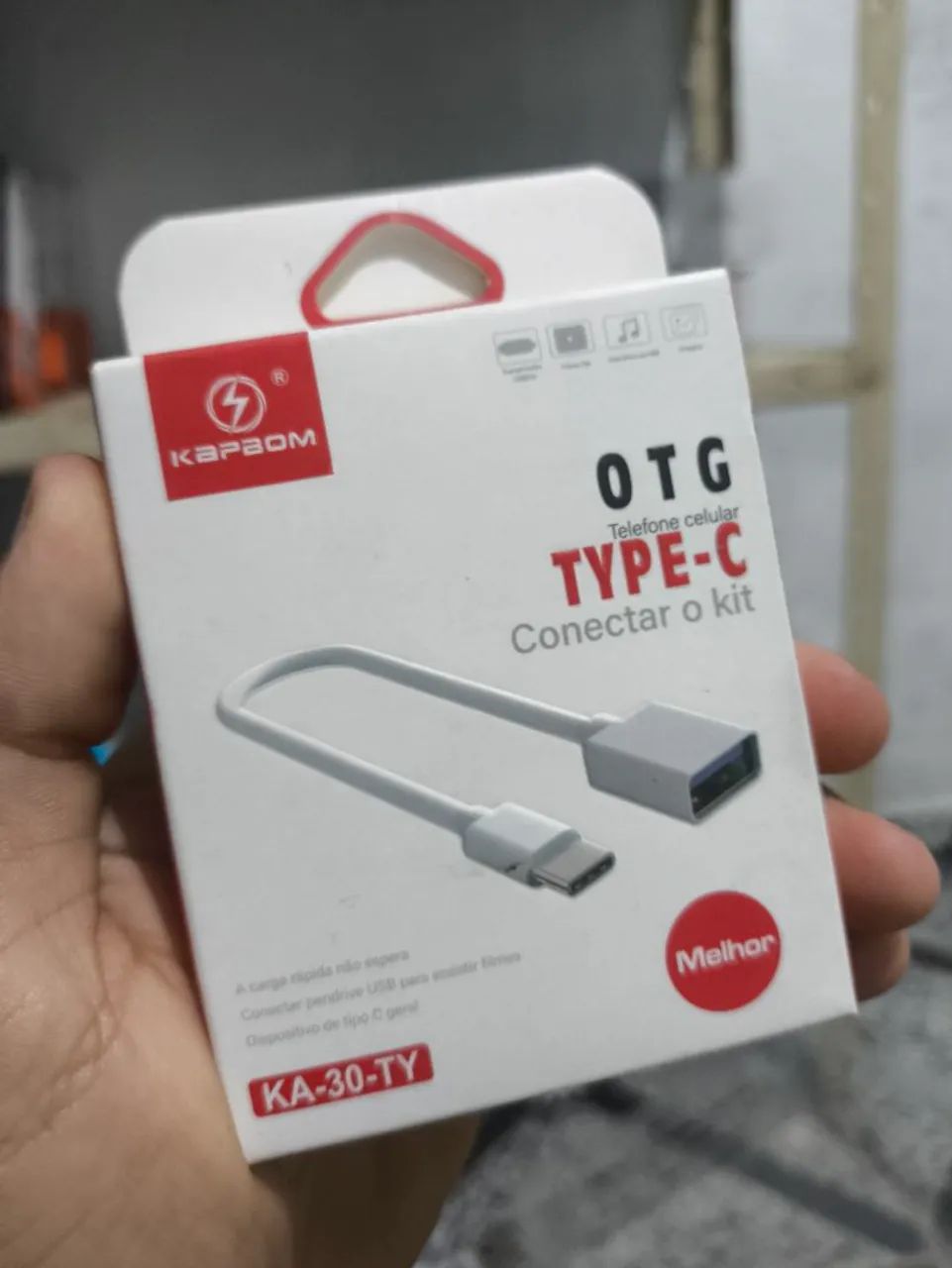 Adaptador OTG, para pendrive, teclado, mouse, entrada USB C  - Foto 2