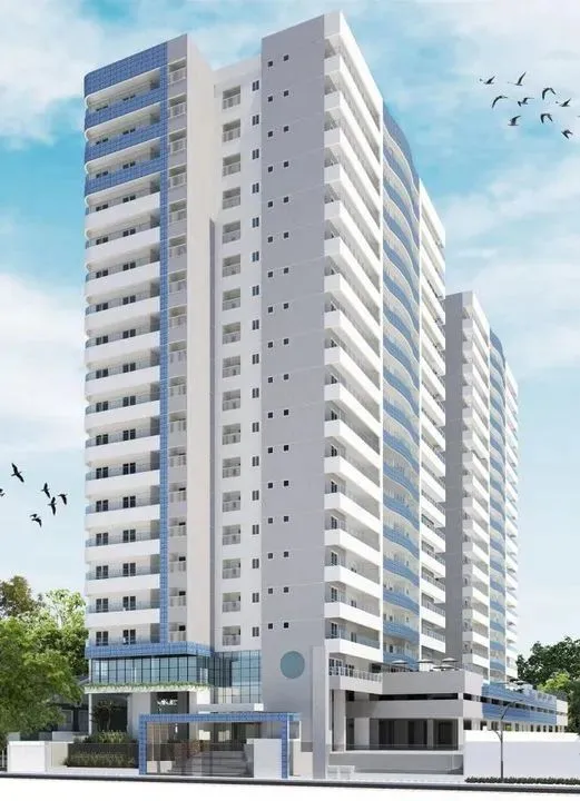 Apartamento para Venda em Praia Grande, Ocian, 3 dormitórios, 1 suíte, 1 banheiro, 2 vagas