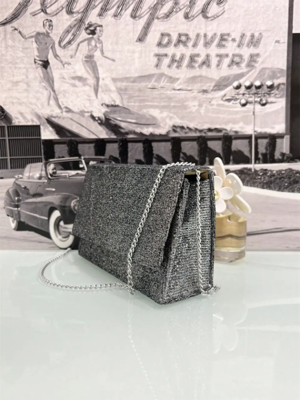 Bolsa Feminina baguette Transversal De Ombro E Mão - Foto 2