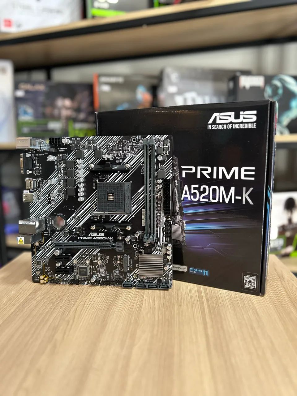 PLACA MAE ASUS PRIME A520M-K DDR4 SOCKET AM4 CHIPSET AMD A520 - Foto 3