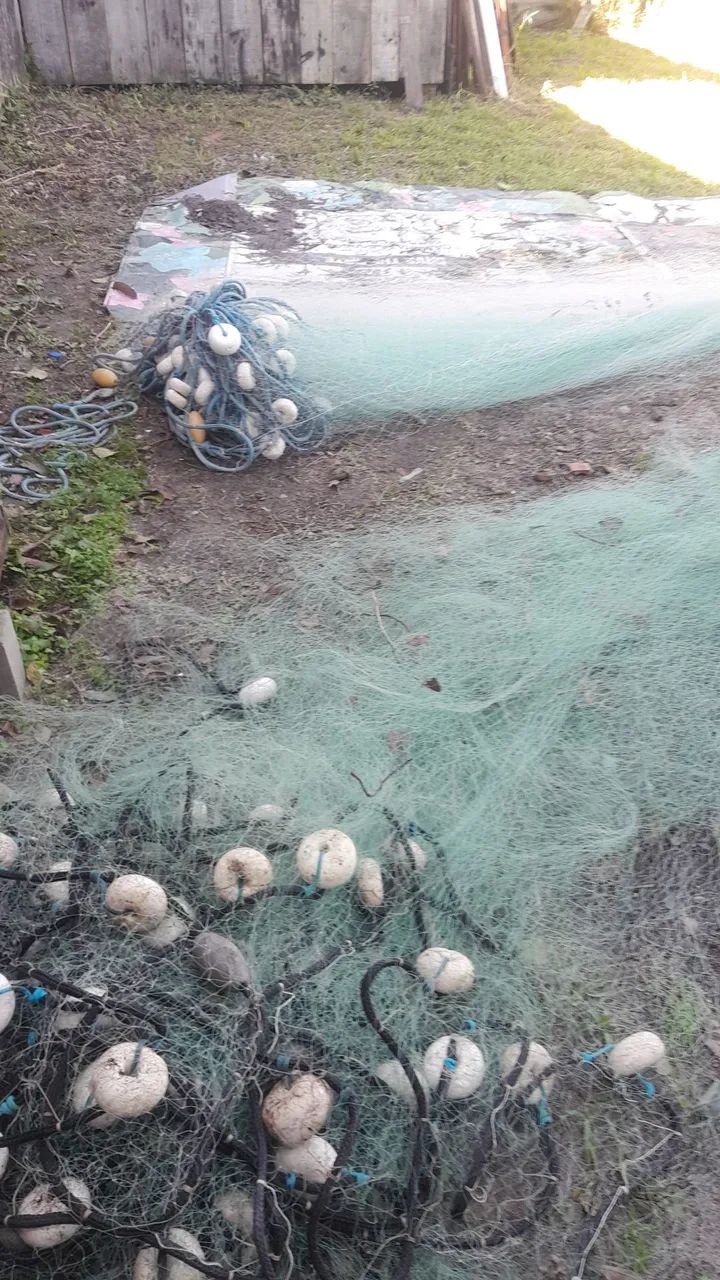 Rede de pesca malha 08 e 09, altura de 12 metros até 20 metros  - Foto 5