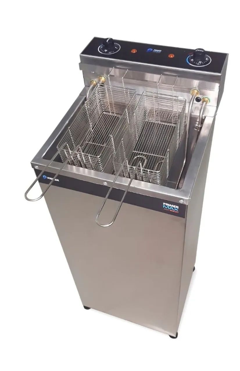 Fritadeira Industrial Dupla 18 Litros - Primer Max