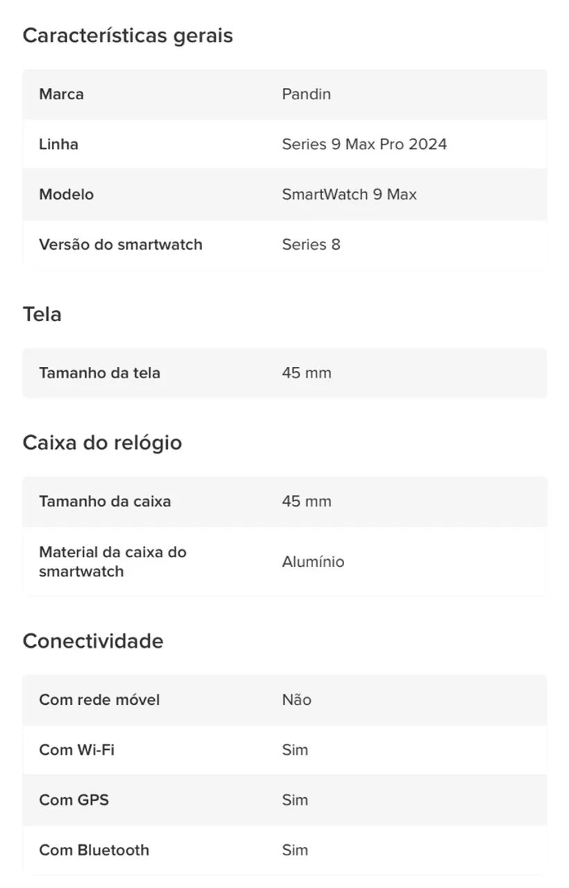 Smartwatch Watch 9 Max C/ Nfc + Gps - - Foto 4