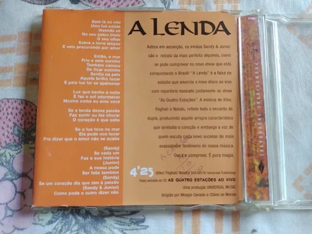 Sandy & Junior - Cd Single Promo A Lenda Raríssimo - CDs, DVDs etc