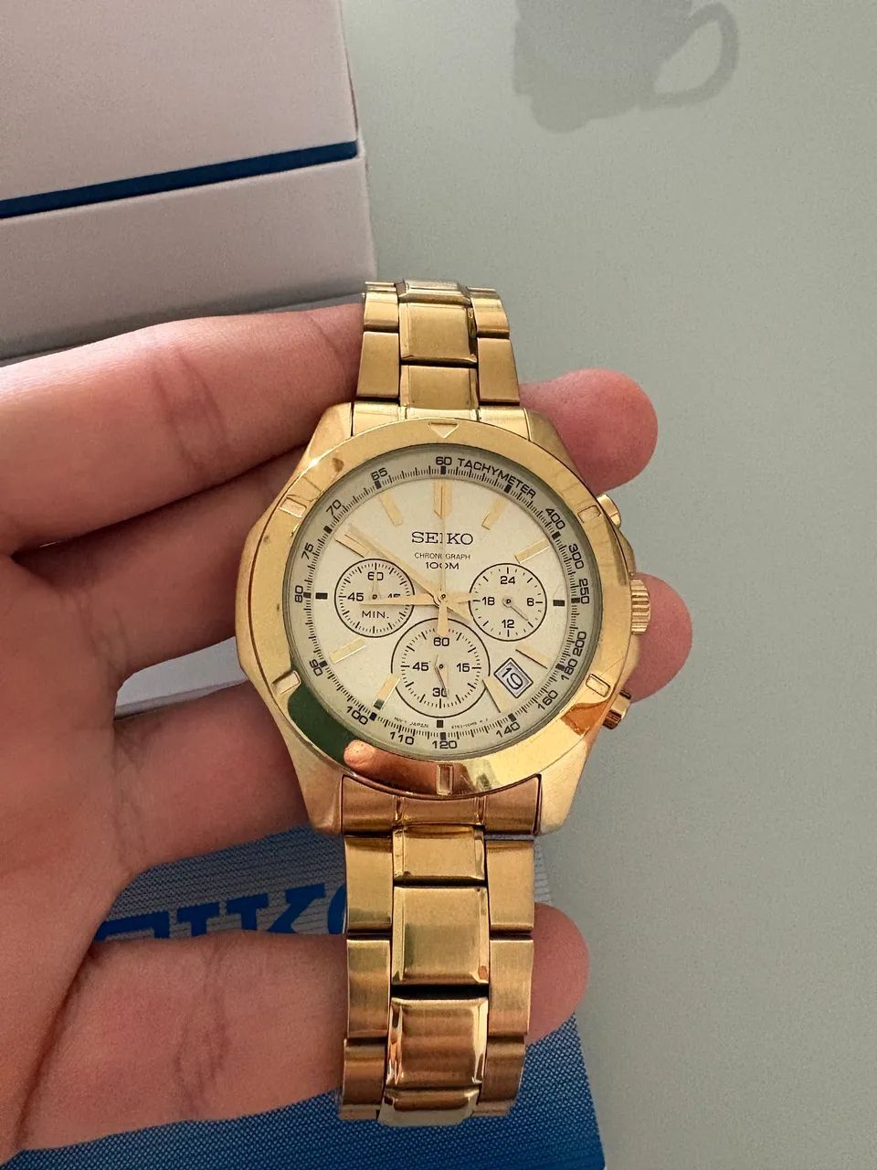 Relógio Seiko Chronograph Mecaquartz - Foto 4