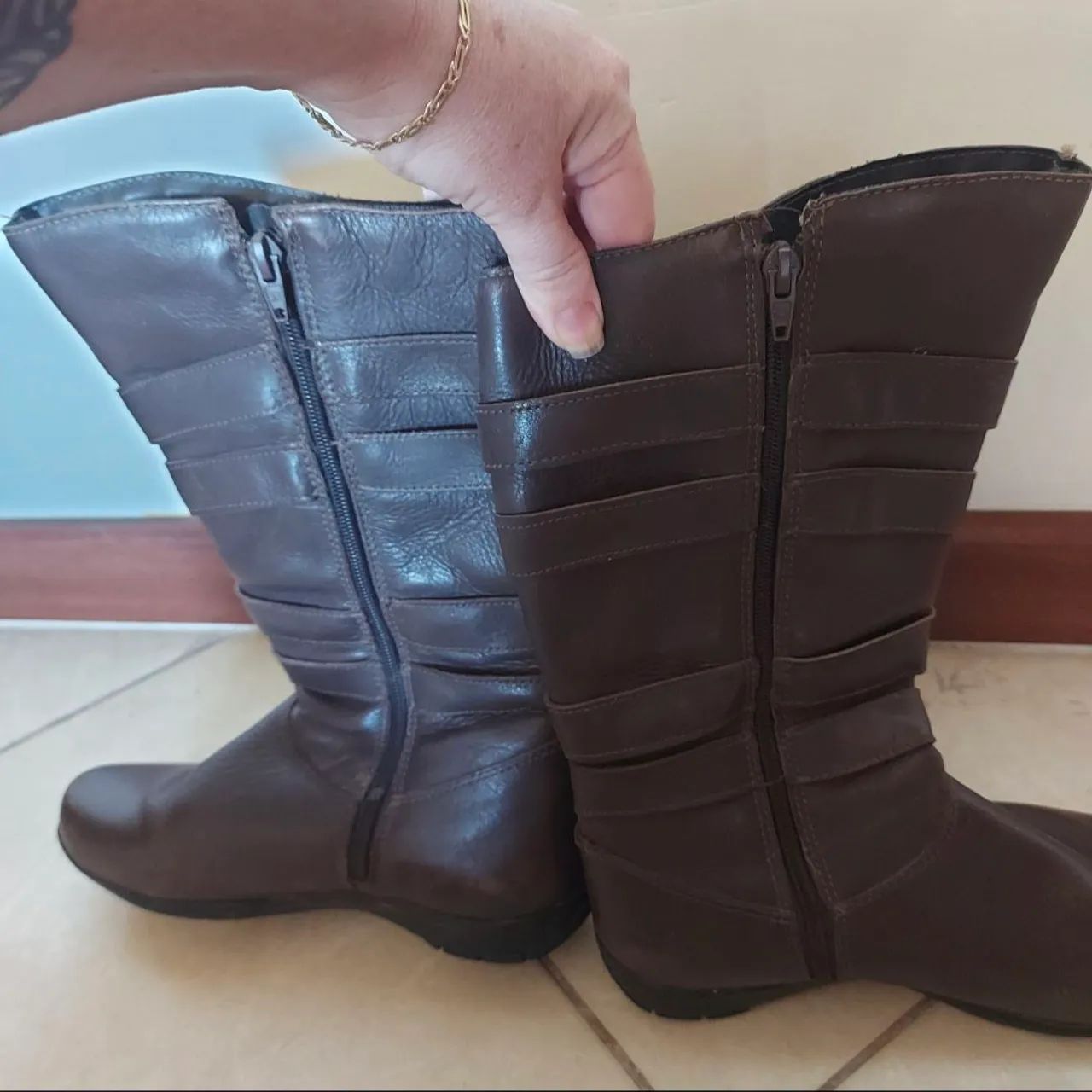 Botas de couro legítimo  - Foto 3