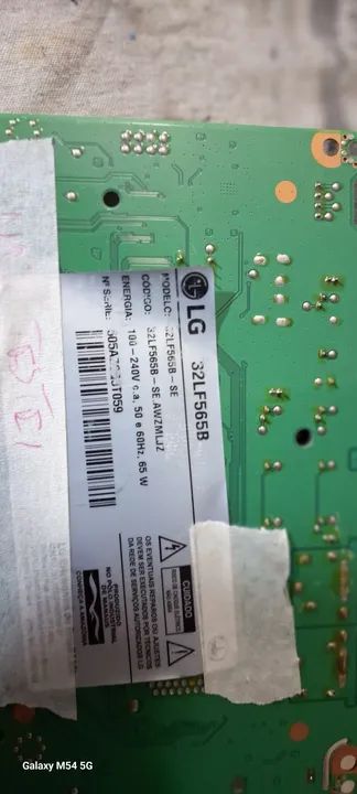 Placa Mãe LG 32LF565B - Acessório para TV