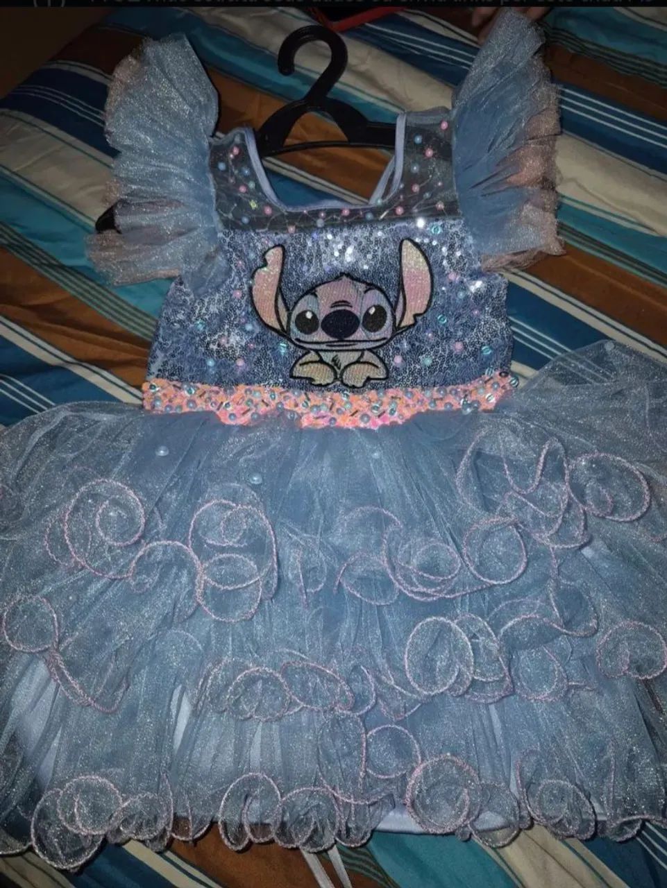 Vestido Infantil Stitch  - Foto 4