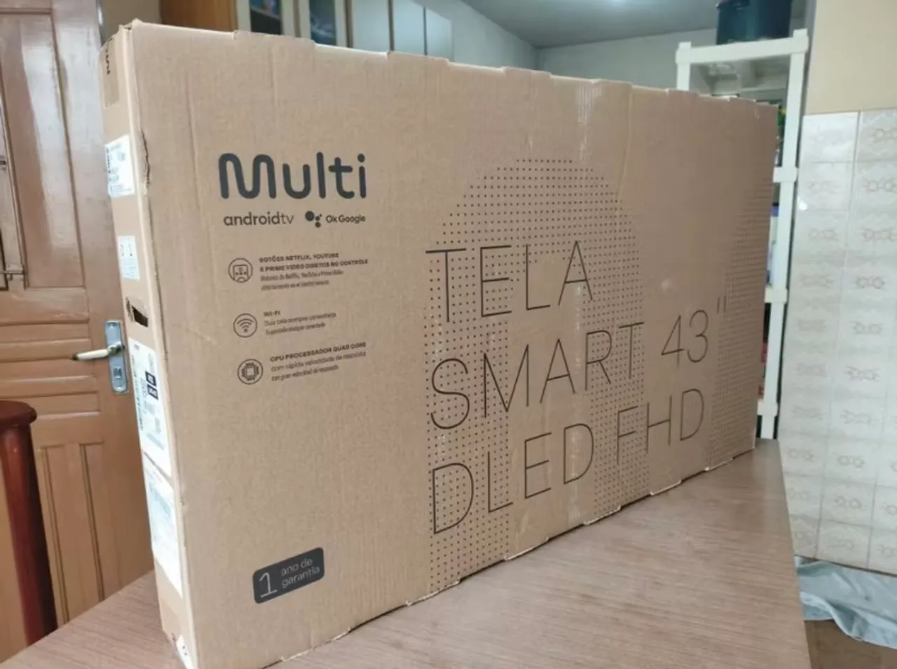 Smart TV 43" Multi DLED FHD - Android TV - Nova
