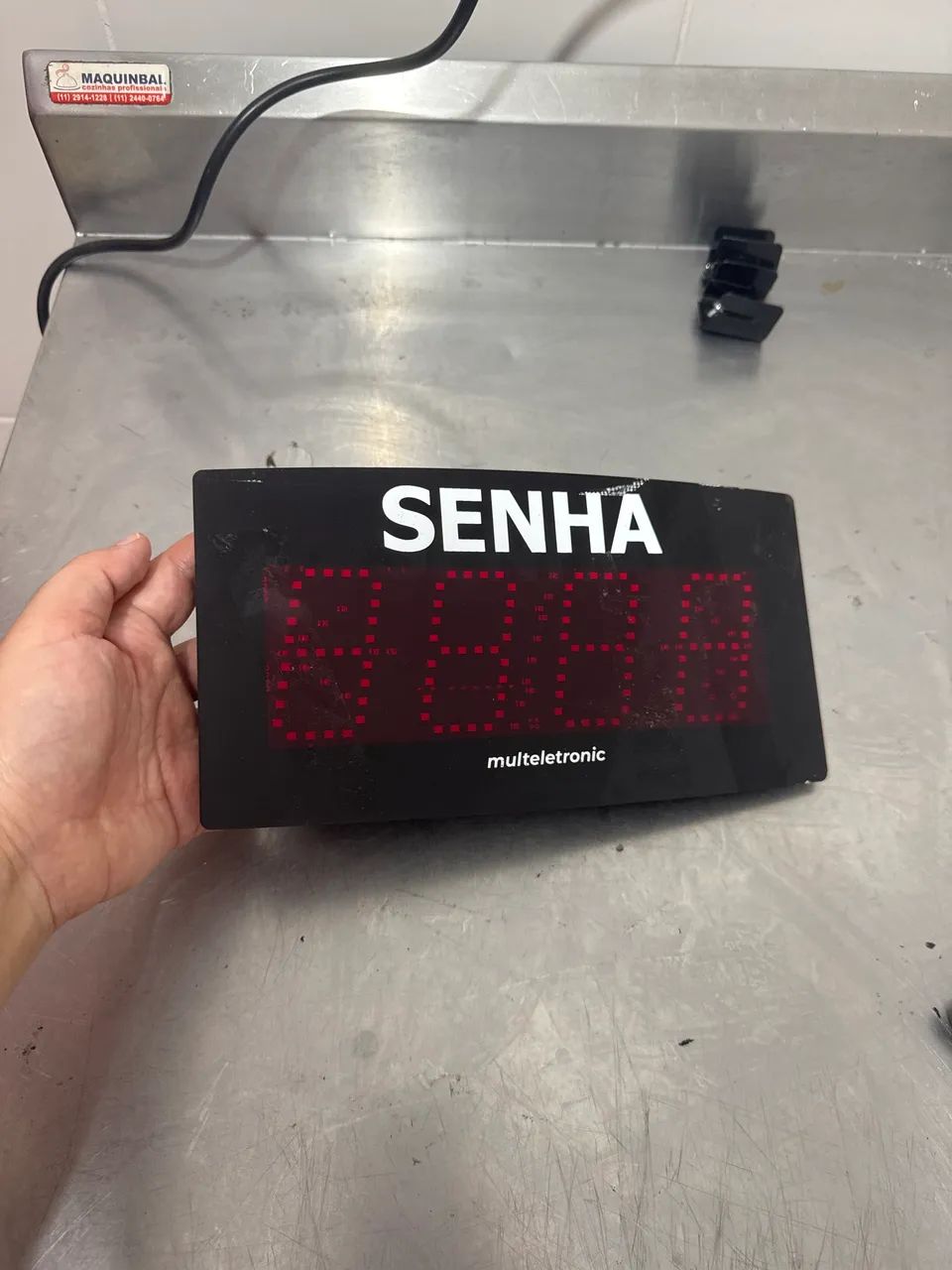 Painel De Senha Com Teclado MULTELETRONIC64842819765377124