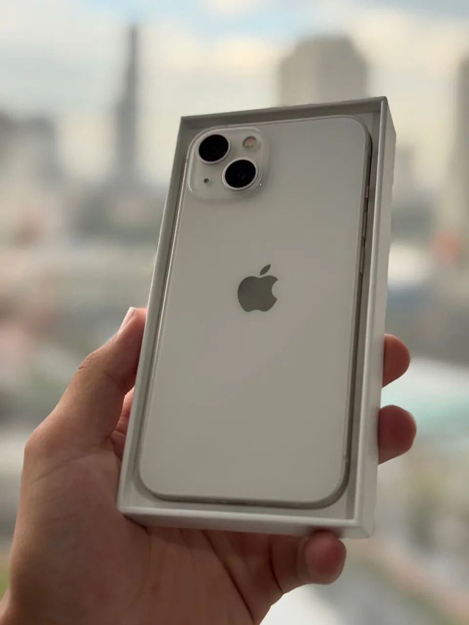 iPhone 14 128GB - Seminovo Branco Em promoção