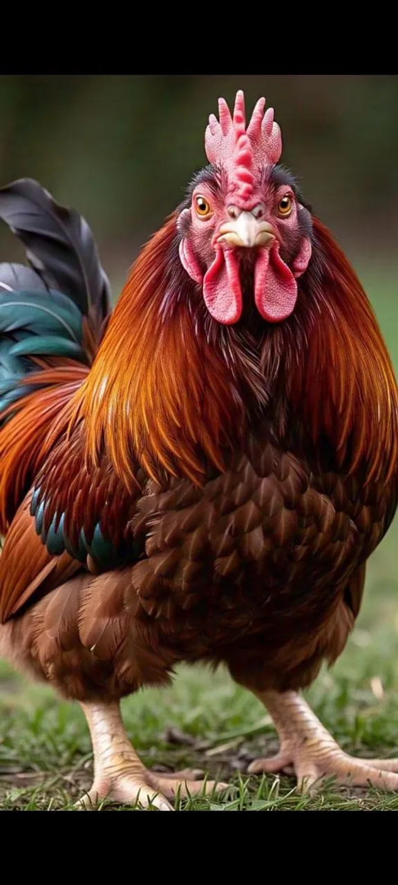 Galo majestoso para criação