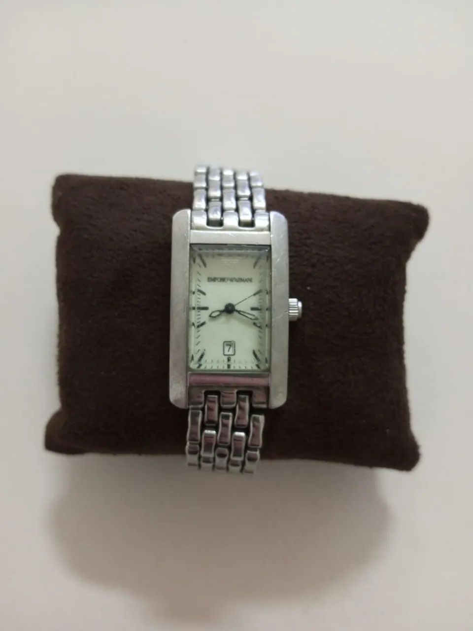 Relogio Armani original prateado