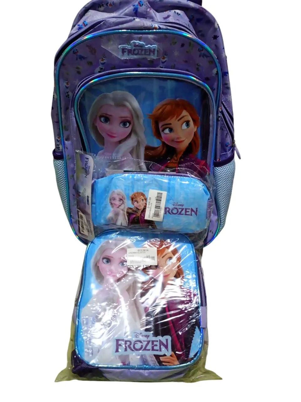 Mochila Frozen com Lancheira