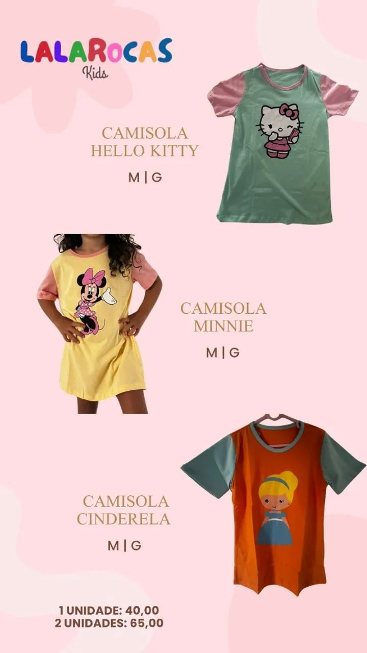 Camisola de algodao infantil - Foto 3