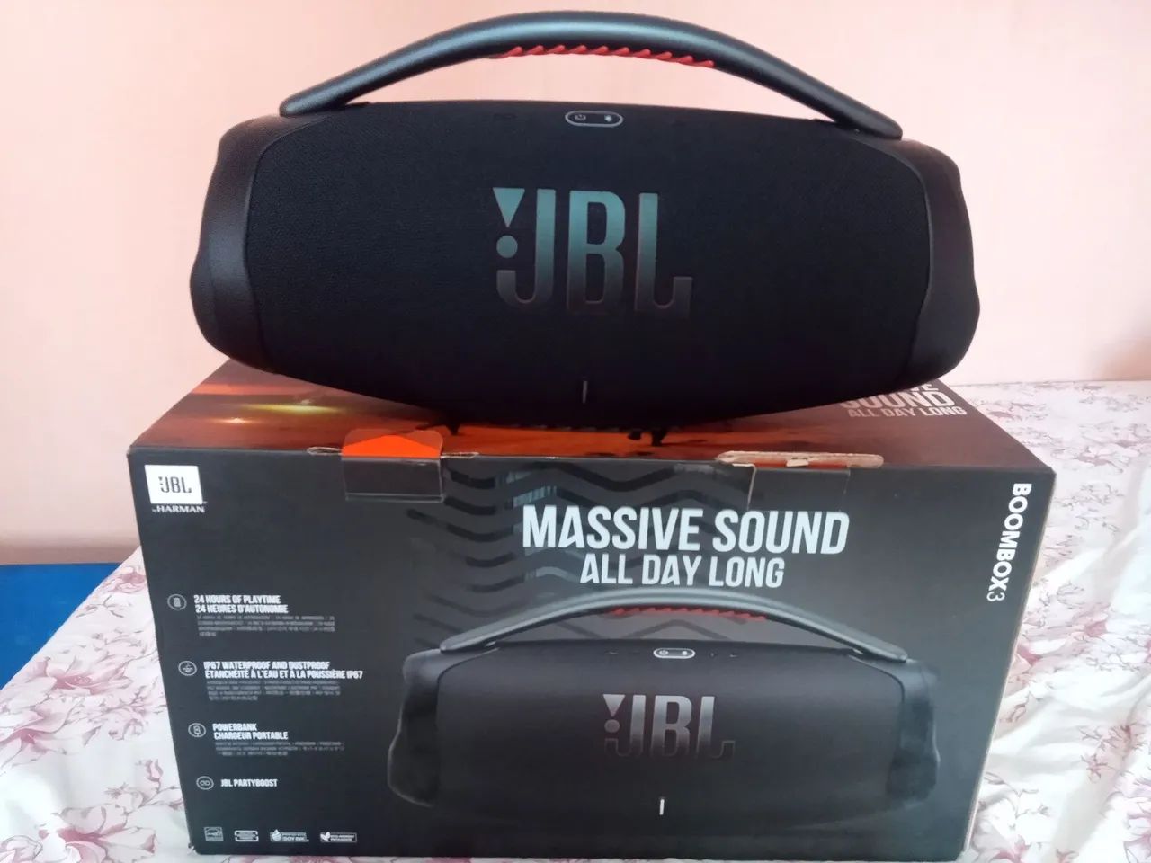 Caixa de Som JBL Boombox 3 - Foto 4