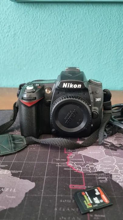 Câmera Nikon D90 com bolsa - Foto 2