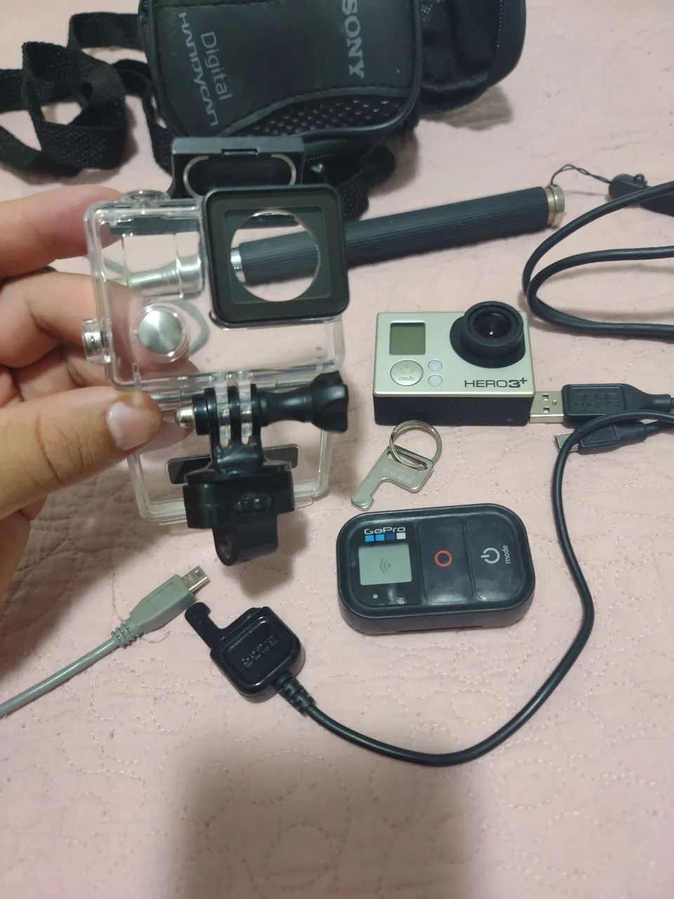 Camera GoPro hero 3+ e acessórios  - Foto 4